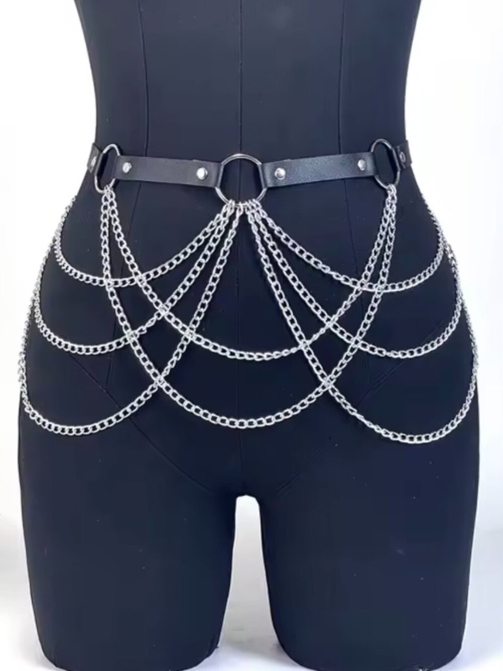 Women Fashion Belt Tassel Chain Street Style Chain Harness